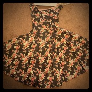 Vintage floral dress